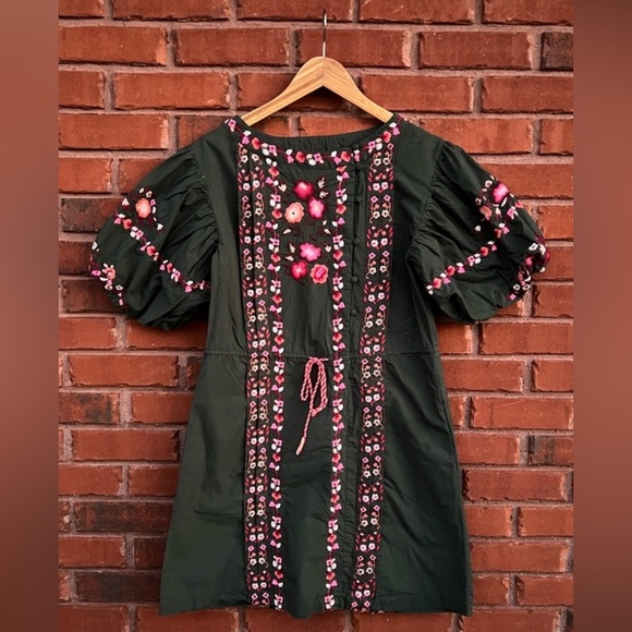 Free People Dress - Size Medium - Forest Green - Picture 4 of 16